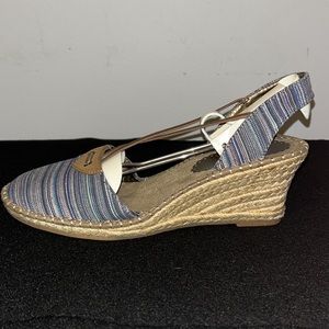 Soft Style by Hush Puppies Striped Wedge Espadrille Sandal